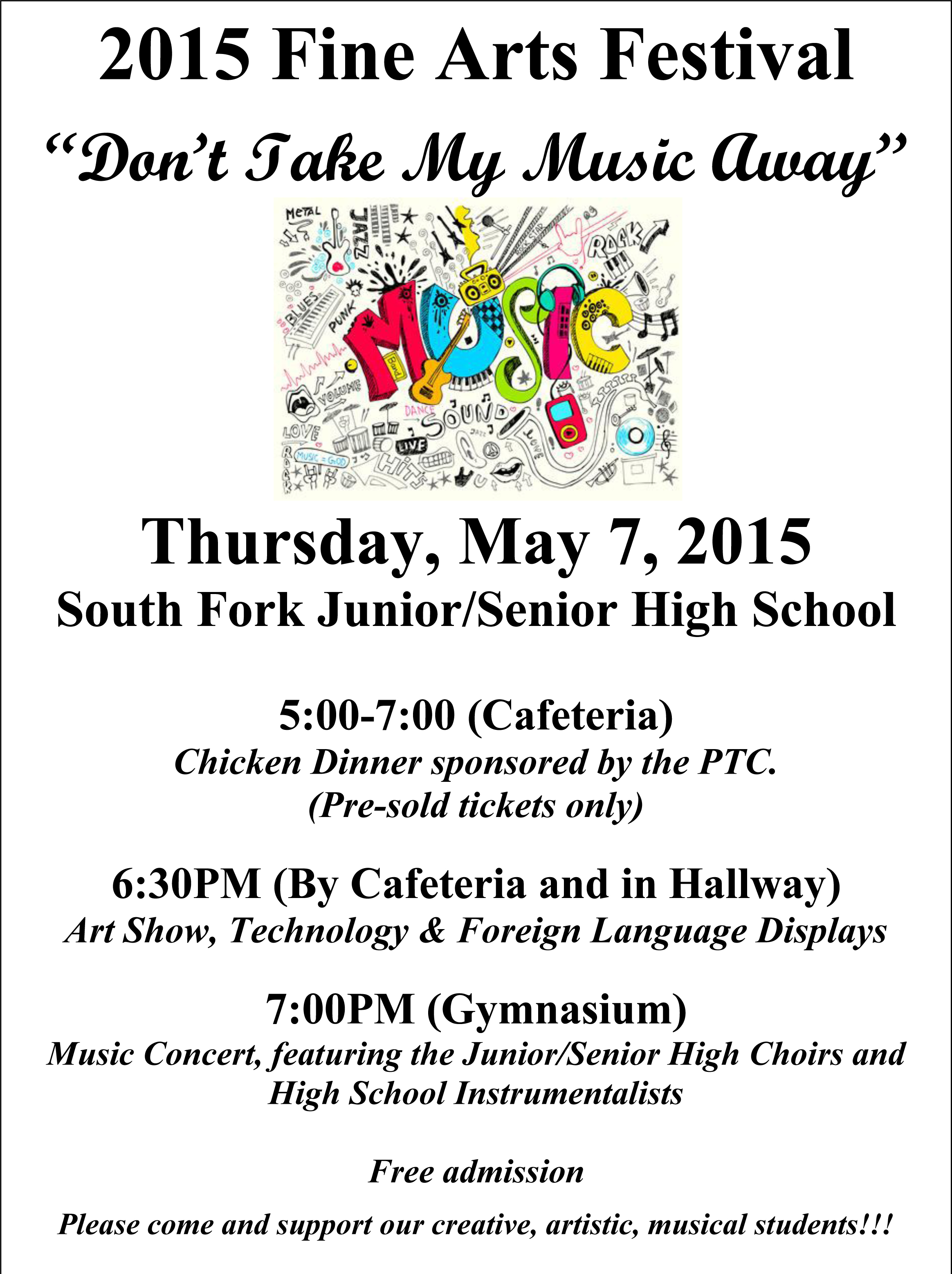 South Fork School District 14 Fine Arts Festival